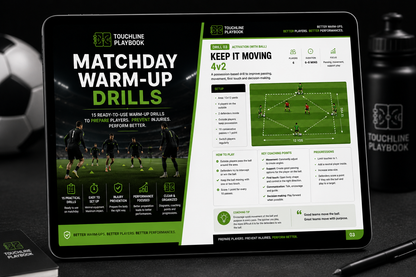 Instant download football coaching warm-up drills playbook preview