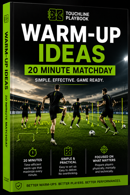 20-minute matchday football warm-up ideas PDF cover